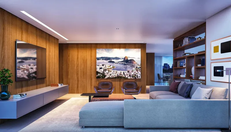 Interior no Art AG Residences (decorado da construtora)