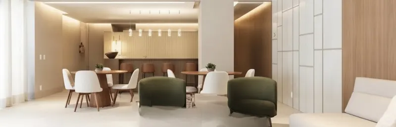 Interior no Celebration Itaim (decorado da construtora)