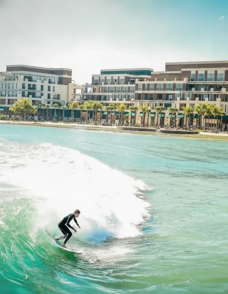 Áreas comuns do São Paulo Surf Club